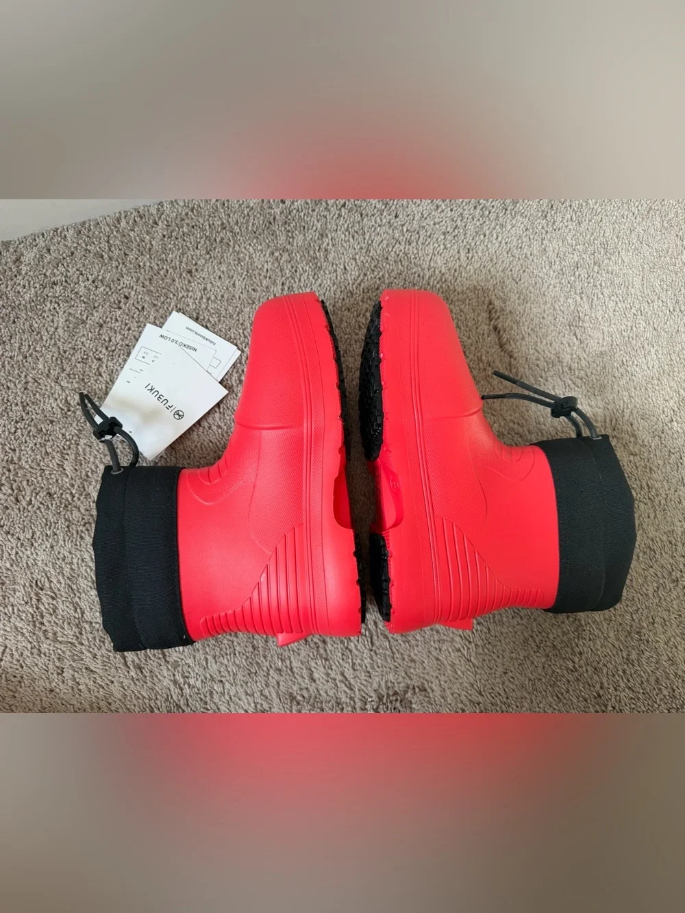 NWT FUBUKI Niseko 3.0 Low Red Boot Winter Size 39